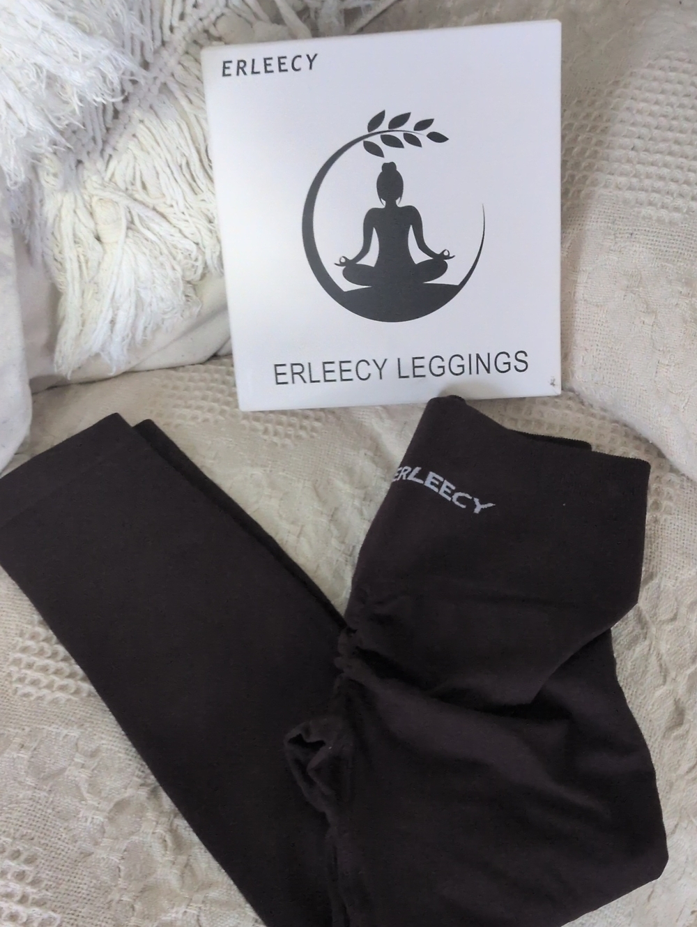 Erleecy Women's Deep Plum Leggings - Comfortable Everyday Legging